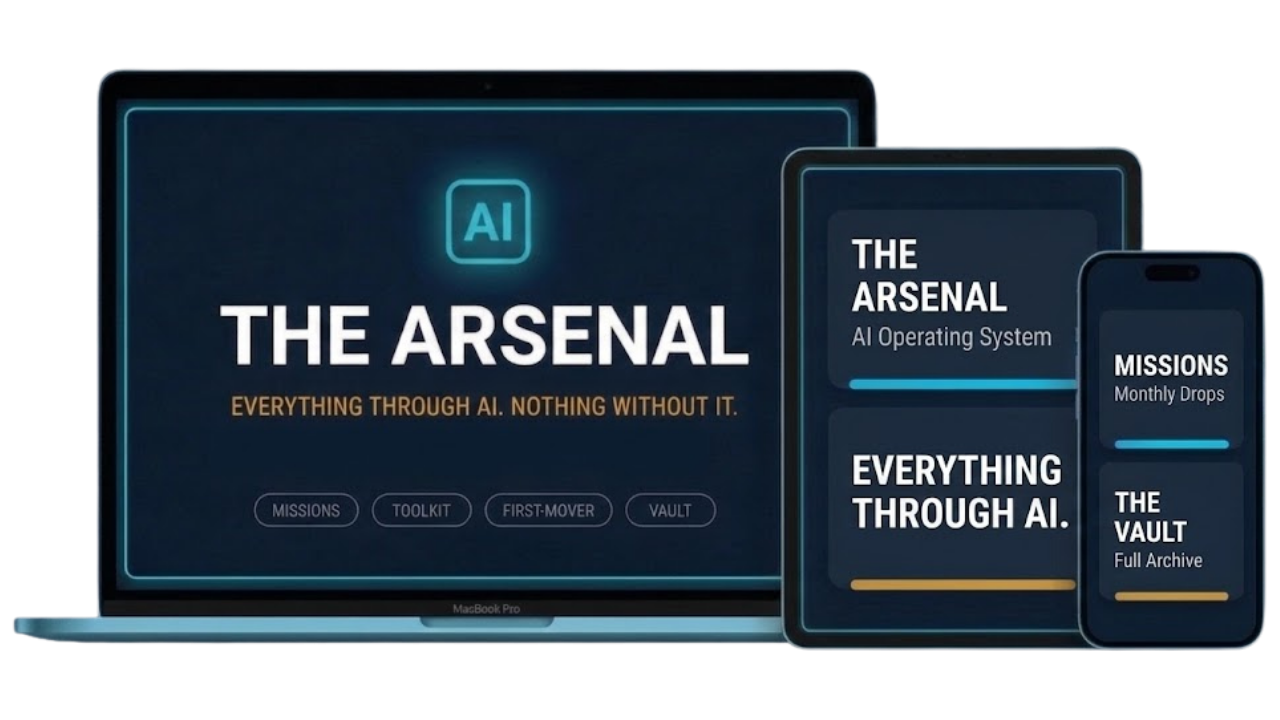 The Arsenal product preview on multiple devices